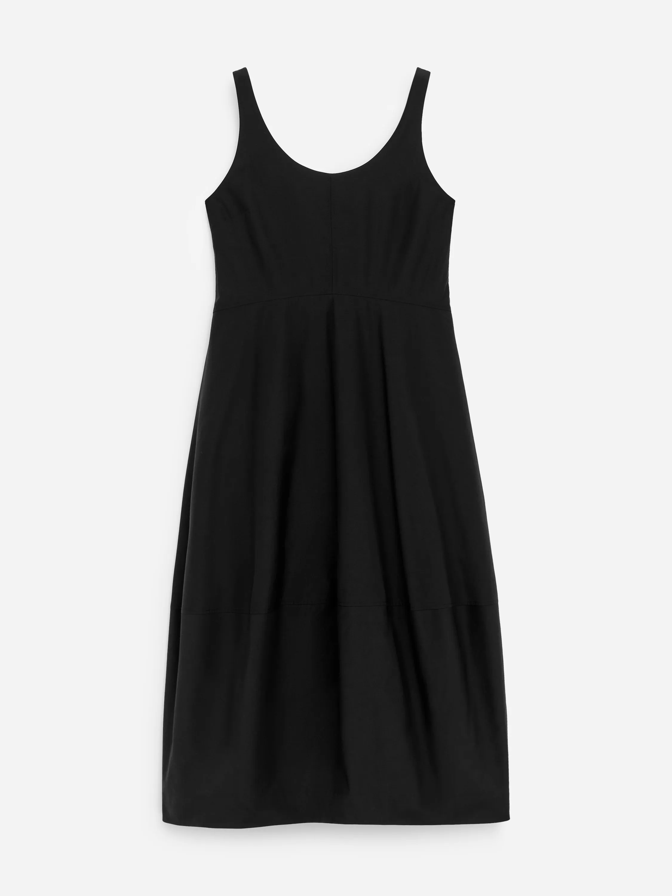 Robe cocon en taffetas - Noir