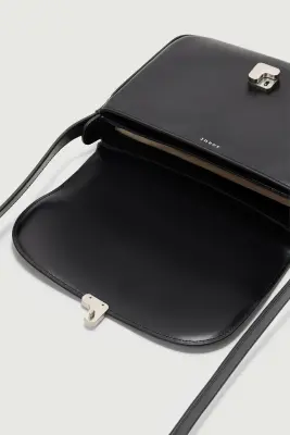SAC BELLISSIMA MAXI NOIR FERMOIR ARGENTÉ — photo 4