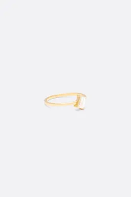 BAGUE EWANDE BAGUETTE DIAMANT — photo 2