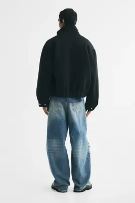 Baggy Barrel Jeans - Bleu denim foncé — photo 2