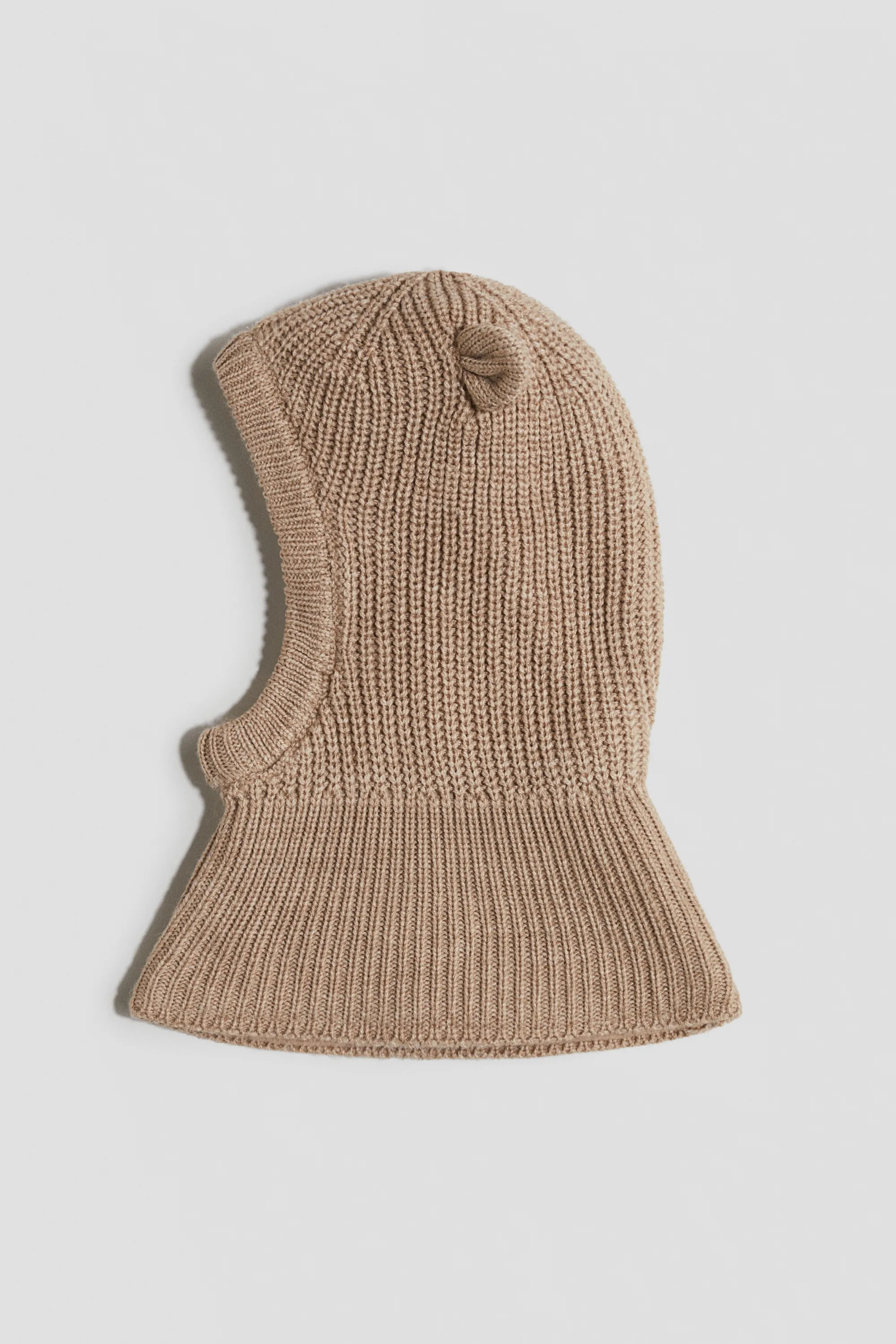 Cagoule doublée polaire - Beige foncé