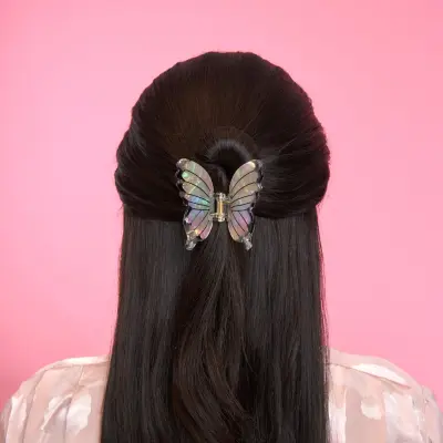 Pince à cheveux Papillon blanc Coucou Suzette — photo 2