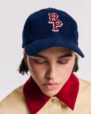 Casquette Berger velours bleu marine — photo 5