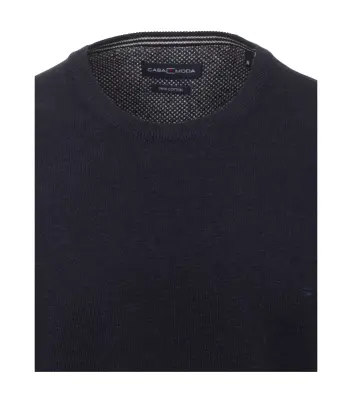 CASA MODA PULL COL ROND Marine — photo 4