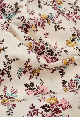 Coupon 3 m en coton fleuri — photo 4