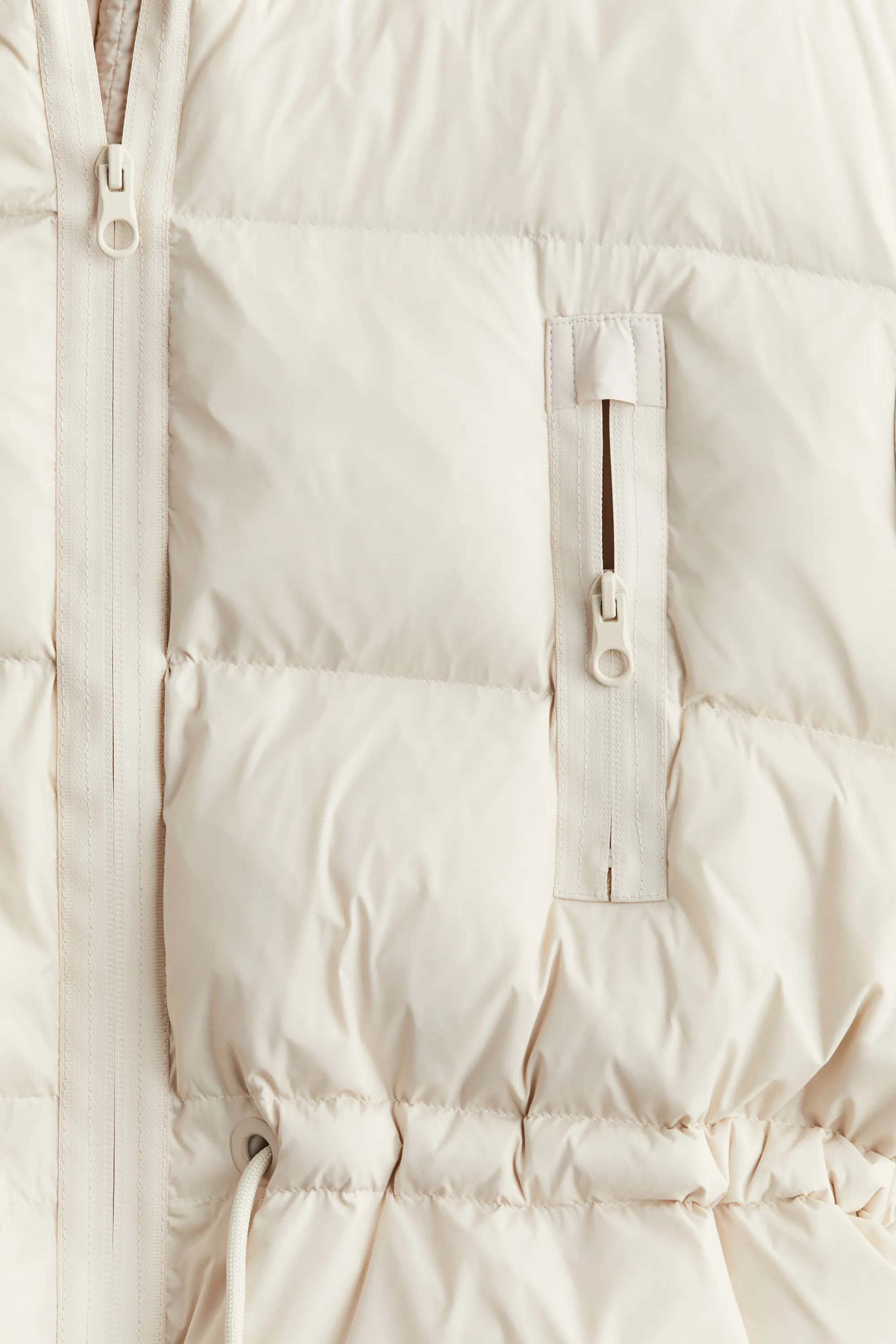 Doudoune courte en duvet - Beige clair