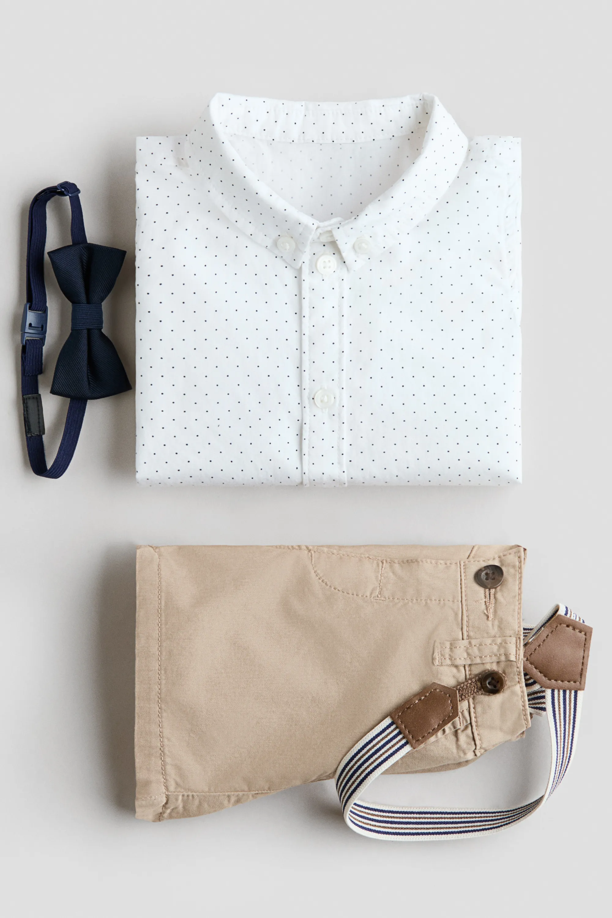 Ensemble habillé 3 pièces - Beige/pois