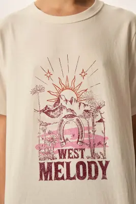 Tee-shirt Jessy Ecru — photo 2