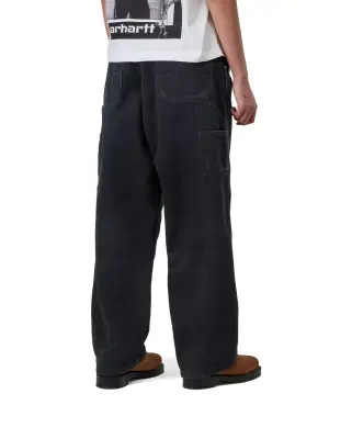 Brandon Double Knee Pant Blue Grind Wash Femme — photo 3