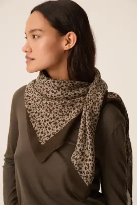 Foulard Ninette Melodie Algue — photo 1