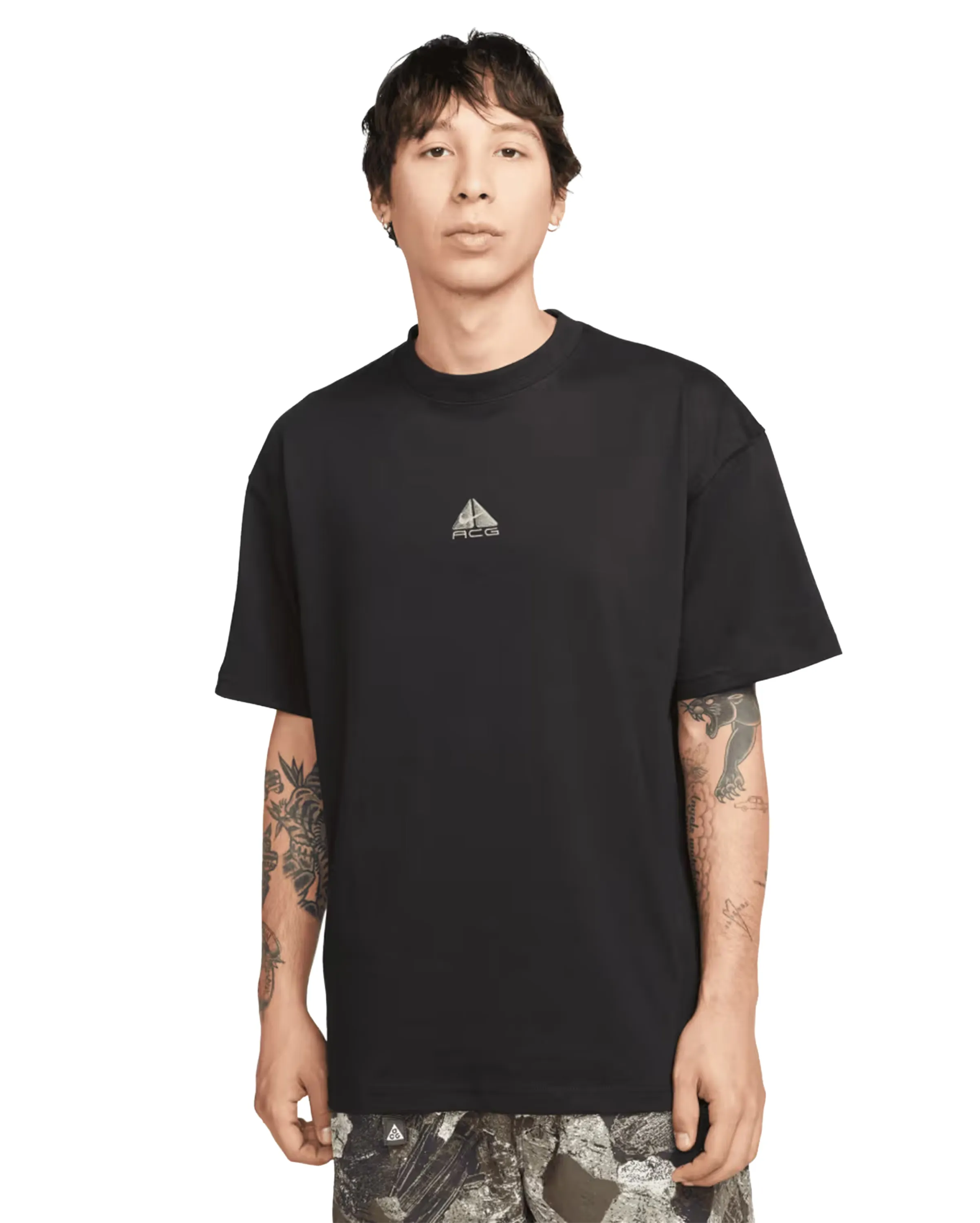ACG Lungs Logo Tee Black Smoke Grey