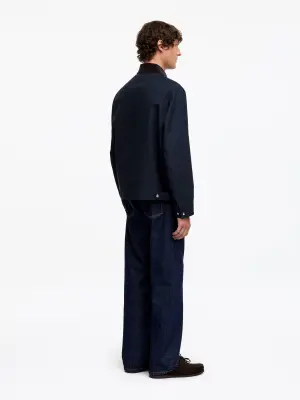 Veste en toile de coton - Bleu foncé — photo 3