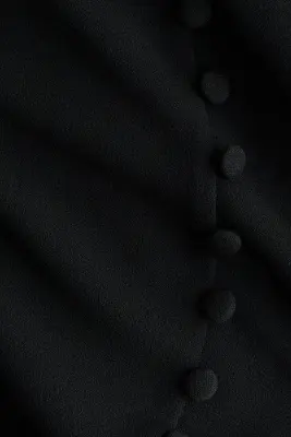 Top asymétrique en jersey - Noir — photo 4