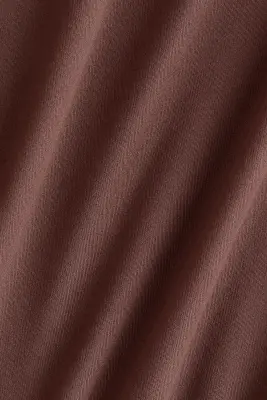 Longue robe T-shirt - Marron foncé — photo 3