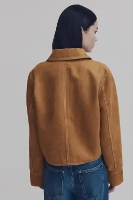 Veste avec col - Beige — photo 3