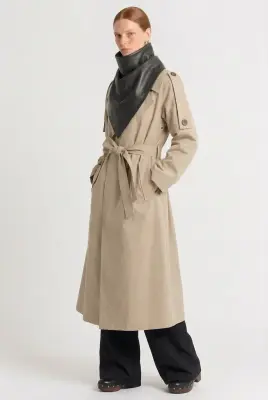 Trench Kab Sable en twill de coton épais — photo 2