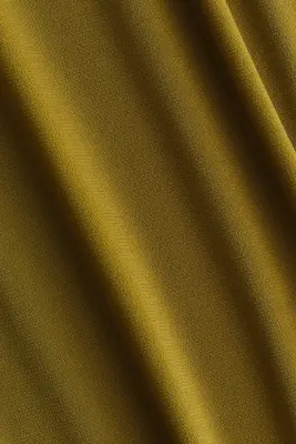 Robe en jersey à effet drapé - Vert olive — photo 2