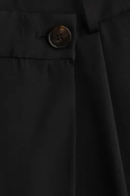 Pantalon chic à effet croisé - Noir — photo 4