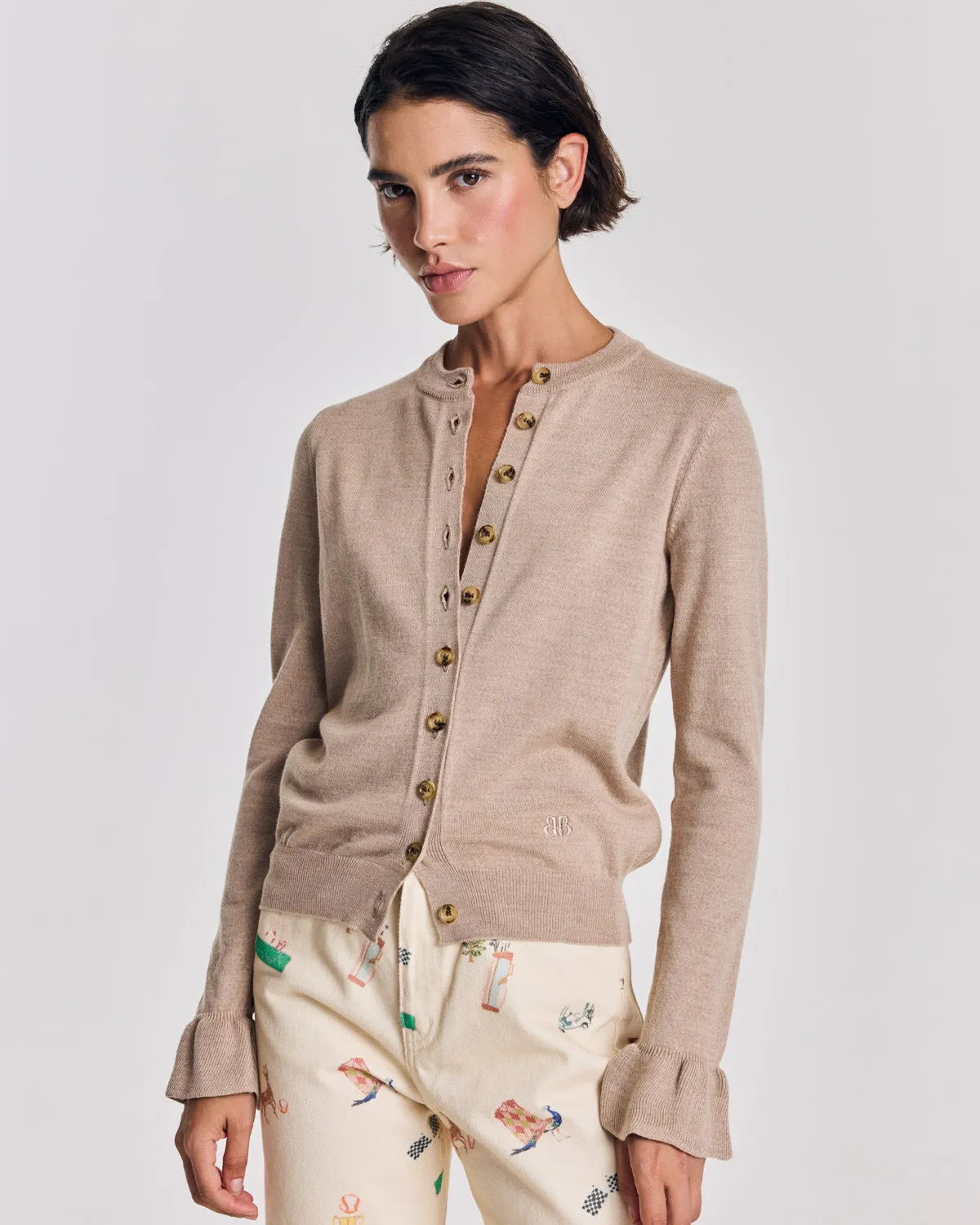 Cardigan Rosalia beige