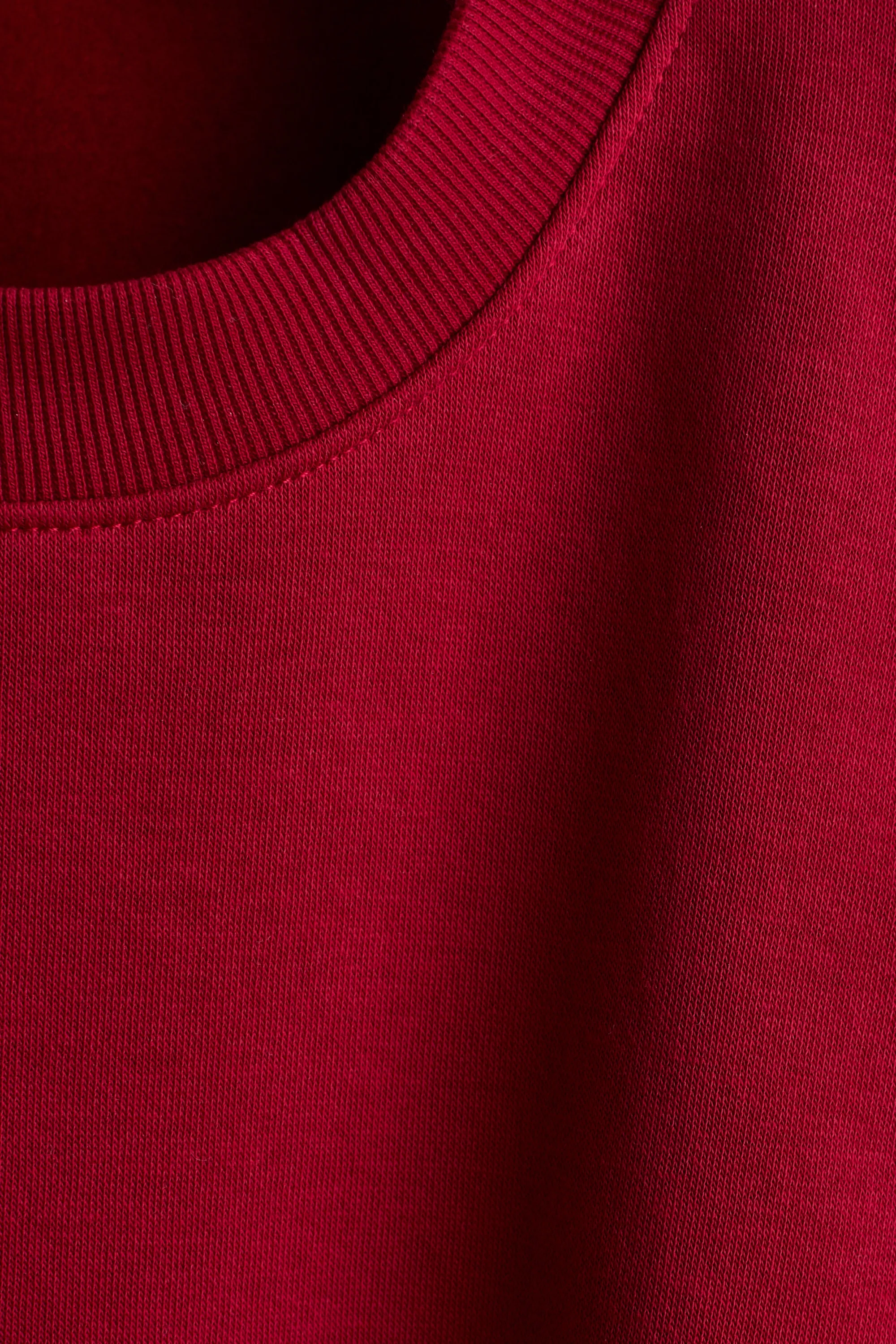 Sweat à l'intérieur brossé - Rouge