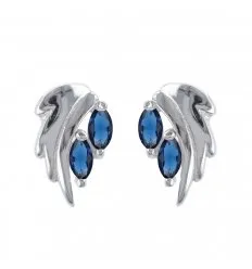 Boucles d oreille argent navette 22825-sa-1.40grs