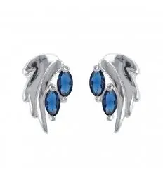 Boucles d oreille argent navette 22825-sa-1.40grs