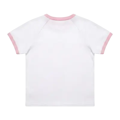 NWCP White & Pink Baby Tee — photo 2