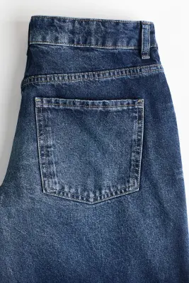 Baggy Low Waist Jeans - Bleu denim foncé — photo 5
