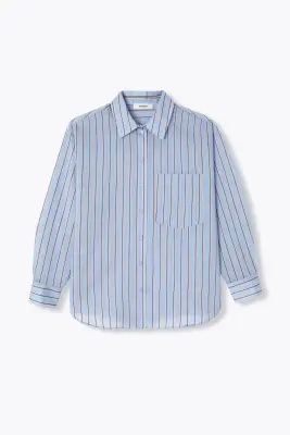 Chemise oversize rayée Femme