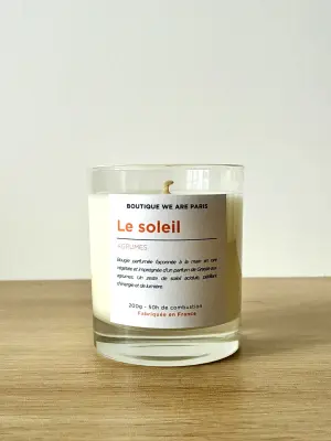 Le soleil, bougie végétale parfumée aux agrumes — photo 4