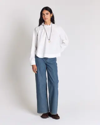 Blouse Zoelie blanc naturel — photo 3