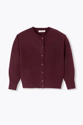 Cardigan enrichi en laine