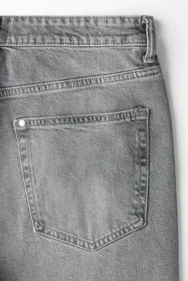 Tapered Jeans - Gris denim — photo 4