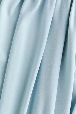 Draped jersey dress - Bleu ancien clair — photo 3