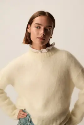 Pull Bloom Écru
