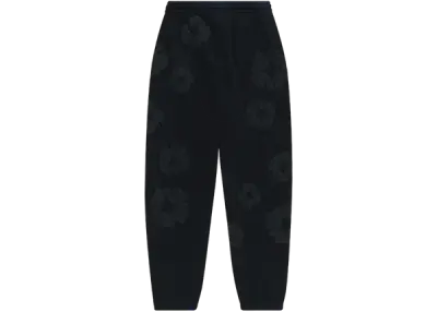 Denim Tears Cotton Wreath Sweatpants Black Monochrome — photo 2