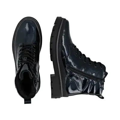Bottines Remonte D0C82-14 Bleues - Lacets Grande Pointure Femme — photo 4