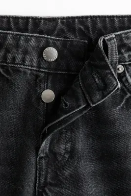 Bootcut Regular Waist Cropped Jeans - Noir denim — photo 5