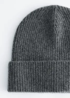 Bonnet en cachemire - Gris — photo 1