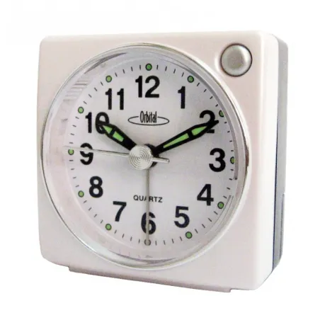Réveil analogique ORBITAL T0704 BLANC  P23