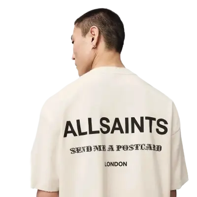 ALLSAINTS Dreamer Short Sleeve Oversized Graphic T-Shirt Dusk White — photo 2