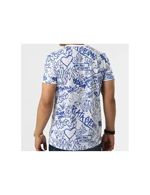 Tee shirt El Patron blanc bleu — photo 3
