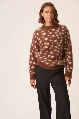 Pull Adele Jacquard Faon — photo 3