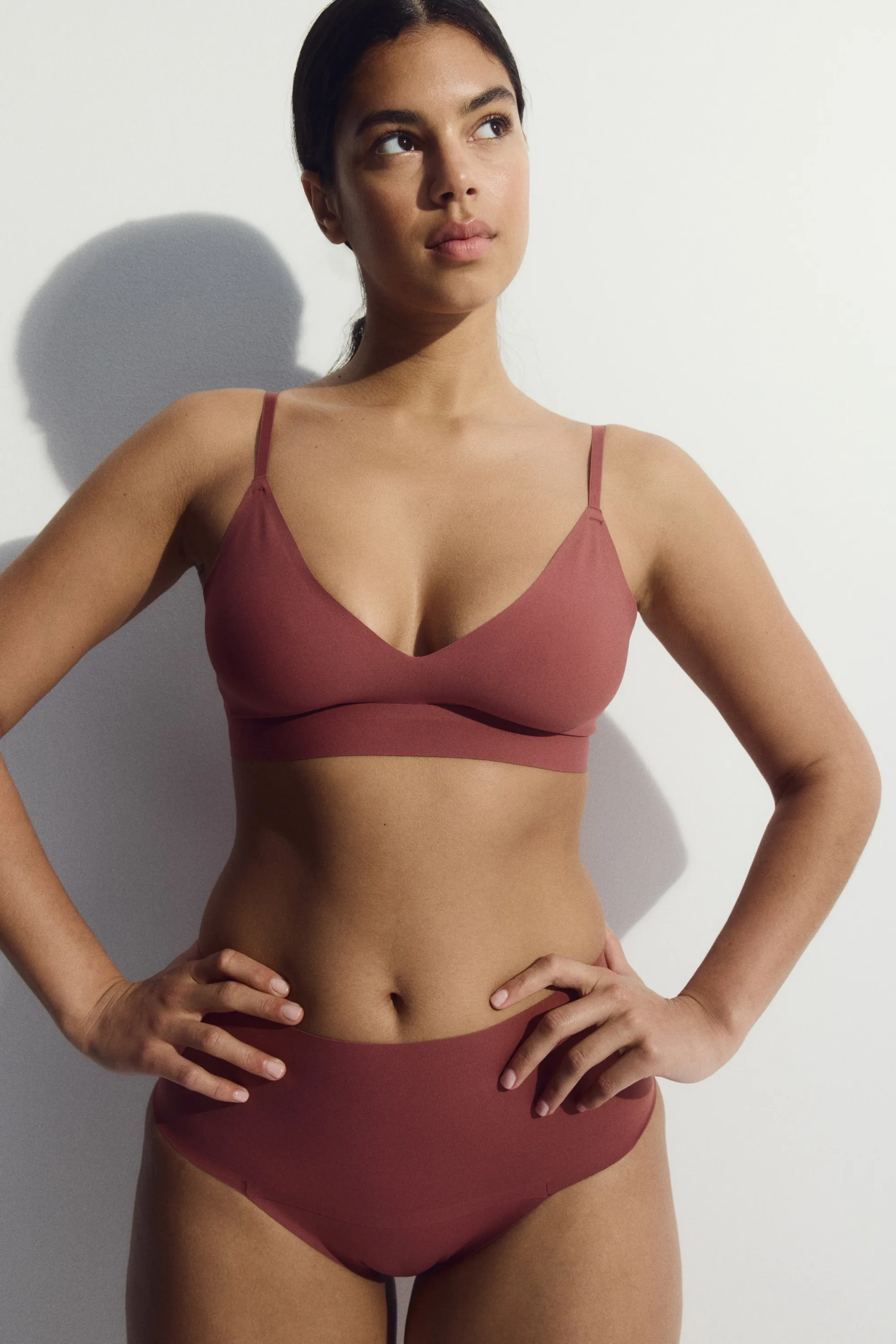 Culotte Light Shape - Rouge foncé