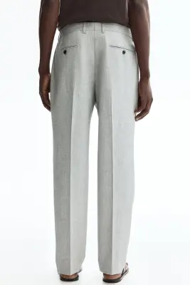Pantalon chic Regular Fit - Gris clair — photo 2