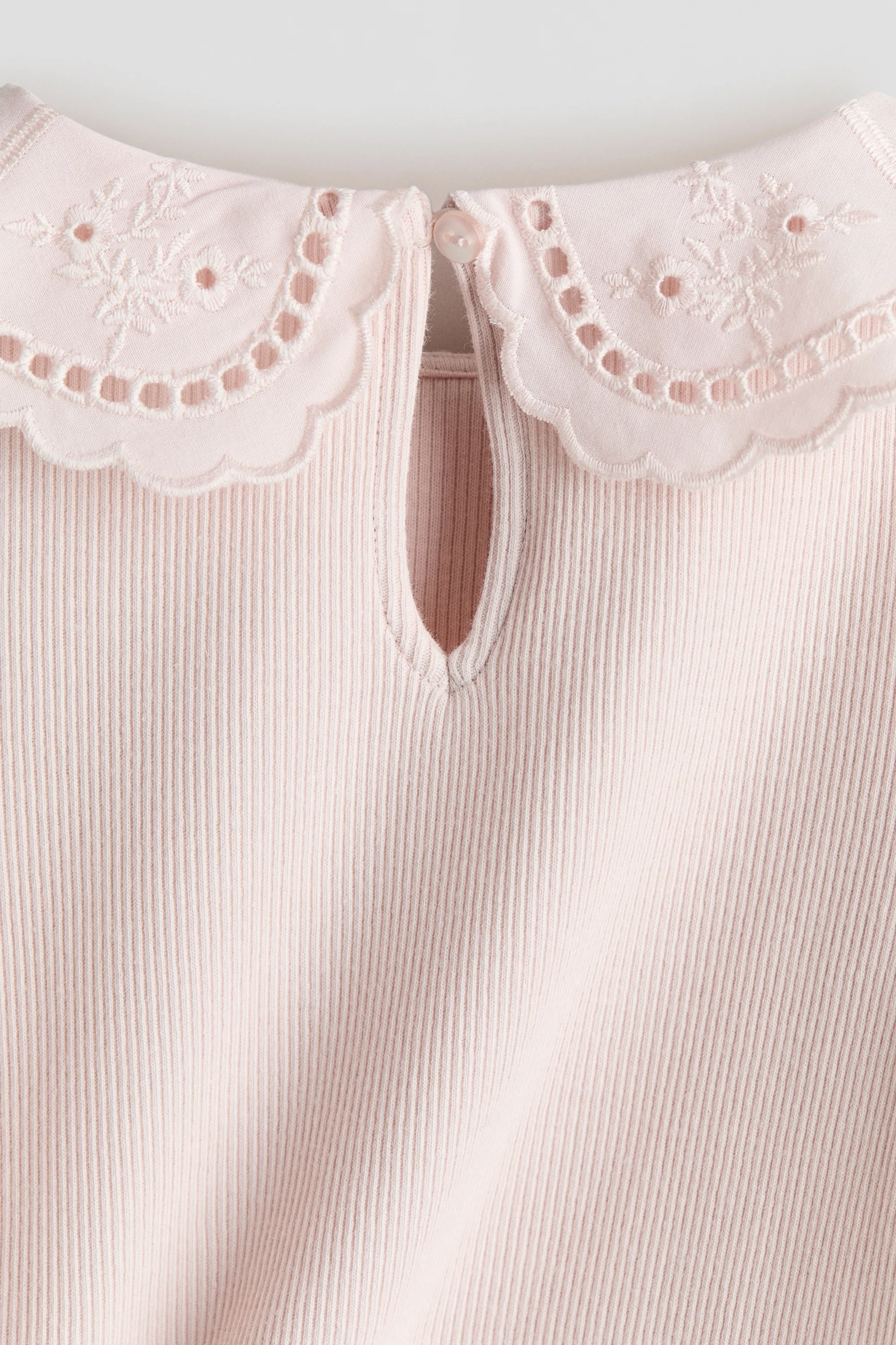 Top avec col - Rose clair