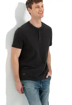 CAMEL ACTIVE TEE SHIRT BOUTON Anthracite — photo 5