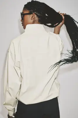 Veste de survêtement de sport SoftMove™ - Ivoire — photo 4