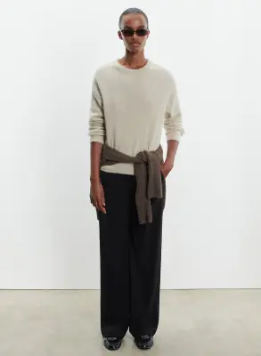 Pantalon en viscose, polyamide et élasthanne