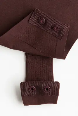 Body string Light shape en microfibre - Bordeaux — photo 2